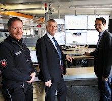 Niedersachsen: Intel Officer unterstützen die Arbeit von Polizeieinsatzkräften.