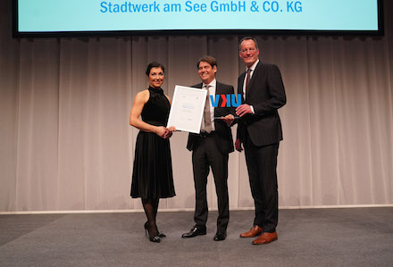 Stadtwerk am See ist einer der Preisträger des VKU Innovationspreises 2019. 
