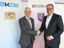 AKDB und ekom21 kooperieren fürs Servicekonto Hessen.
