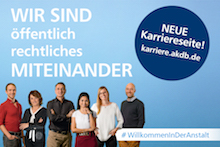 Auf ihrem neuen Karriereportal lässt die Anstalt für Kommunale Datenverarbeitung in Bayern (AKDB) ihre Mitarbeiter zu Wort kommen.
