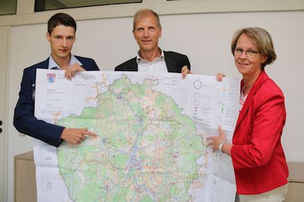 Digitale Lösungen sollen in den niedersächsischen Kommunen an die Stelle von großen Karten treten.