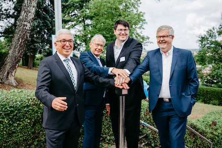 Die längste intelligente Leuchtenstrecke in Rheinland-Pfalz ist eröffnet.