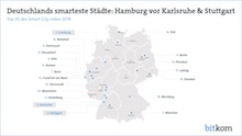 Hamburg führt das Bitkom-Digital-Ranking der 81 deutschen Großstädte an.
