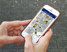 Über die Mängelmelder-App können Bürger in Essen nun auch Bescheid geben, wenn ihnen Schäden oder Mängel an Ampeln, Laternen, Straßen, Wegen oder Plätzen auffallen. 