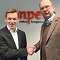Arndt Rottenbacher (links), geschäftsführender Gesellschafter von Ampere, und SWK-Vorstandssprecher Carsten Liedtke. 
