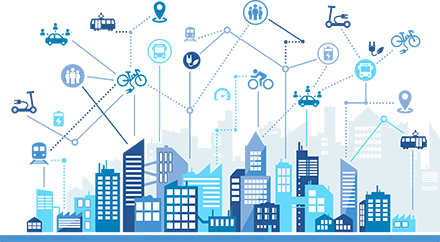Digitale Vernetzung in den Städten wird zunehmen.
