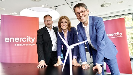Setzt weiterhin auf erneuerbare Energien: Der Vorstand von enercity mit der Vorsitzenden Susanna Zapreva.