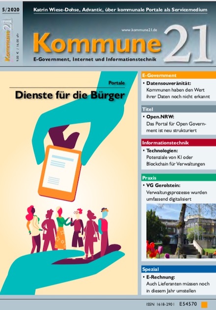 Die Mai-Ausgabe von Kommune21 kann jetzt kostenlos heruntergeladen werden.