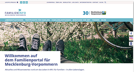 Das neue Portal FamilienInfo MV präsentiert nutzerfreundlich Informationen, Angebote und Veranstaltungen für Familien in Mecklenburg-Vorpommern.