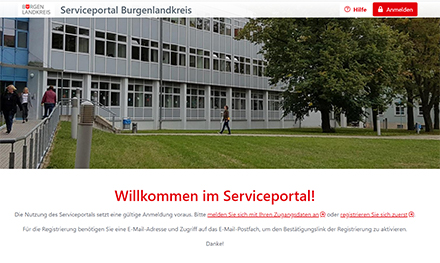 Ab jetzt steht den Bürgern im Burgenlandkreis das neue Serviceportal zu Verfügung.