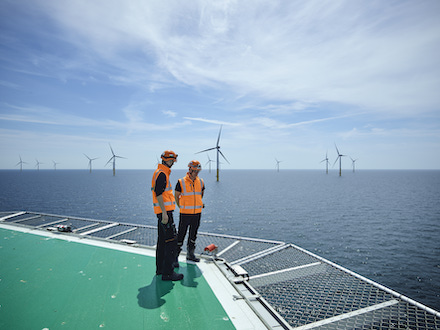 Offshore-Windpark: 50Hertz will die Stromnachfrage im Netzgebiet bis 2032 zu 100 Prozent aus erneuerbaren Energien decken.