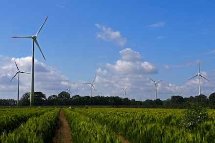 Mehr als 70 Prozent des Strombedarfs im Kreis Borken werden inzwischen durch erneuerbare Energien gedeckt – den größten Anteil daran hat die Windkraft.
