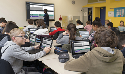 Stolberg: Am Ritzefeld-Gymnasium gehört der digitale Unterricht zum Alltag.