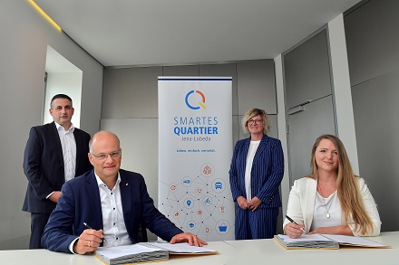 EnBW und die Stadtwerke Jena haben eine strategische Partnerschaft für den Aufbau einer digitalen Plattform des smarten Quartiers Jena-Lobeda unterzeichnet.
