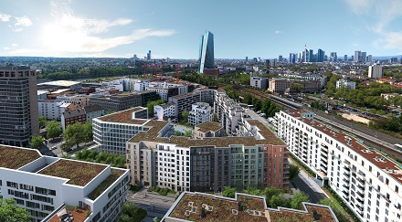 MVV liefert innovative Energielösungen für das Neubauprojekt OstStern in Frankfurt am Main.