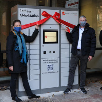 Langenhagen stellt den Bürgern das erste Abhol-Terminal für Ausweisdokumente in Niedersachsen zur Verfügung.