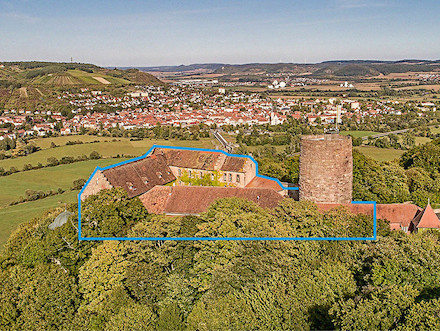 Zu den Gebäuden, welche die Stadt Hammelburg mithilfe der TERA-Lösungen verwaltet, zählt auch Schloss Saaleck.