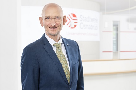 Christoph Hüls bleibt für fünf weitere Jahre Vorstandsvorsitzender der Stadtwerke Osnabrück.
