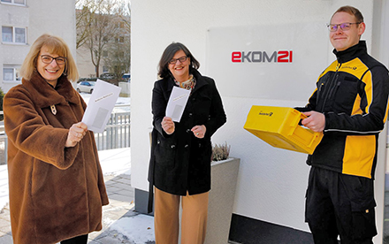 ekom21 und die Deutsche Post stemmen gemeinsam das Superwahljahr in Hessen.