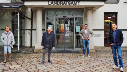 Betreute die digitale Umstellung: Die Projektgruppe DMS des Landratsamts Traunstein.