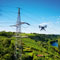 Drohnen-Einsatz bei Marbach/Neckar: KI kann die Auswertung der Bilder von Hochspannungsleitungen erheblich erleichtern.