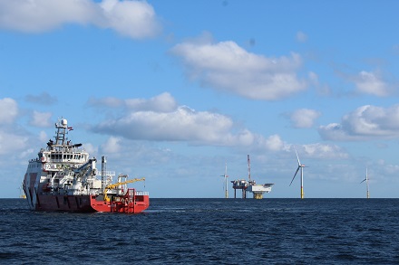 Der Ausbau der Offshore-Energie stagnierte im 1. Halbjahr 2021.