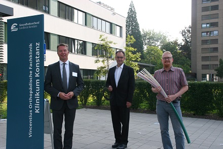 Die Stadtwerke haben die Standorte des Gesundheitsverbundes Landkreis Konstanz mit Bandbreitendiensten versehen.