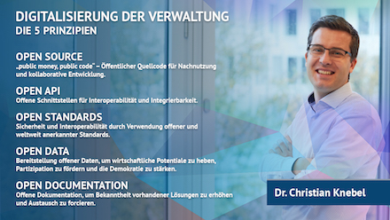 Christian Knebel empfiehlt, in der Verwaltung alle von der digitalen Transformation Betroffenen frühzeitig und umfassend einzubinden.