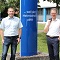 Michael Wippermann (r.) und Jörg Mikus setzen weiter auf den Heimvorteil der Stadtwerke Lage.