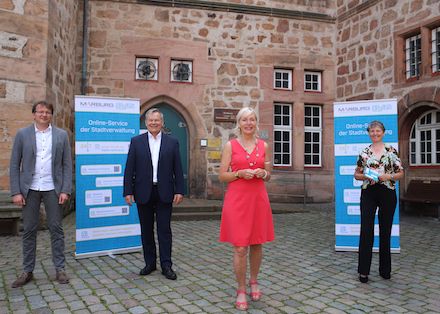 Besuch der OZG-Modellkommune Marburg.