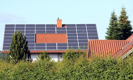 Kommunen können mit dem neuen Kartenbereich ihre Solarpotenziale abschätzen.