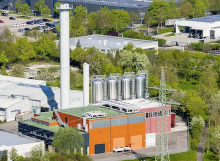 Das Kraftwerk in der Robert-Bosch-Straße ist eines der vier großen Heizkraftwerke der Stadtwerke, die die Wärmeversorgung in Schwäbisch Hall sicherstellen.