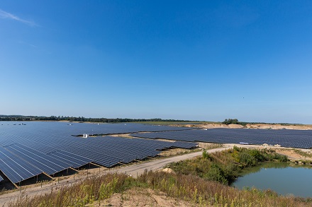 Der Solarpark in Zietlitz erbringt eine Leistung von mehr als 80 MWp.