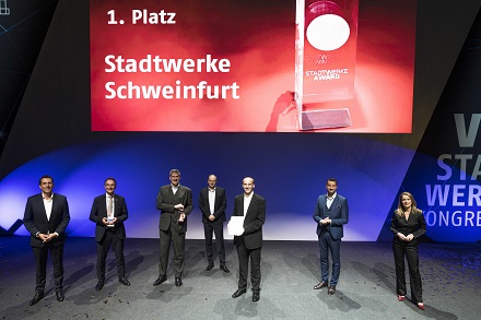 Sieger beim diesjährigen Stadtwerke Award: Die Stadtwerke Schweinfurt.