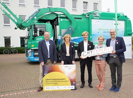 Vorstellung des regionalen Umsetzungskonzeptes für H2-Mobilität.