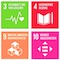 Die 17 globalen Ziele der Agenda 2030 (Sustainable Development Goals – SDG) der Vereinten Nationen.