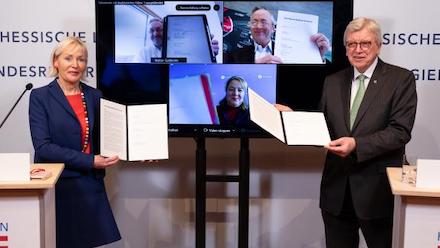 Der neue Zukunftspakt Mobilfunk für Hessen ist unterzeichnet.