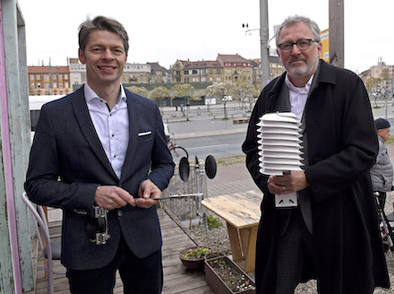 Mannheim: Moderne Sensoren messen Klimadaten.