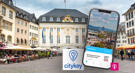 Die App Citykey ist der neue Begleiter für den digitalen Alltag in Bonn.