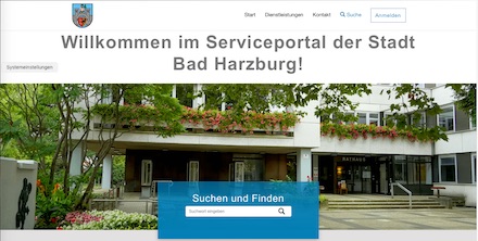 Das Bad Harzburger Serviceportal soll sukzessive erweitert werden.