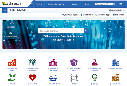 Sachsen: Open-Data-Portal lädt zur Recherche ein.