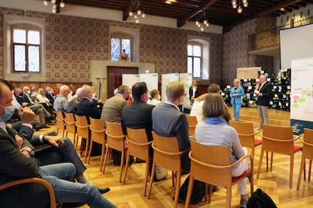 Erste Maßnahme des strategischen Wechsels der Stadt Münster: Die erste Klimakonferenz.