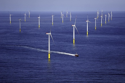Der Windpark Borkum Riffgrund 1 von Ørsted kann Regelenergie zur Verfügung stellen.
