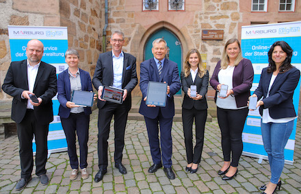Startschuss für die digitale Unterschrift per Onlinebanking in Marburg.