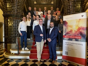 Der neue Beirat Lübeck Digital hat sich auf der ersten Sitzung im Rathaus konstituiert.