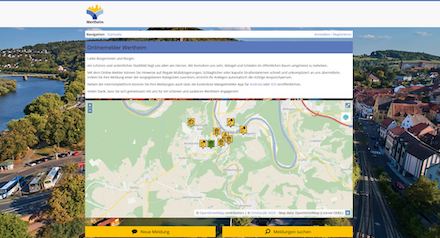 Wertheim: Neuer Online-Melder ermöglicht eine schnelle und transparente Kommunikation mit der Stadtverwaltung.