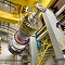 Auf dem Gelände des Kraftwerks Donaustadt wird eine der größten Gasturbinen Österreichs für den Betrieb mit Wasserstoff umgebaut.