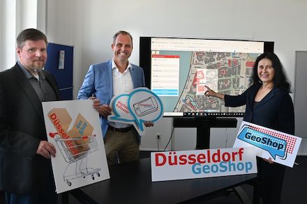Der Düsseldorfer GeoShop ist für die Öffentlichkeit freigegeben.