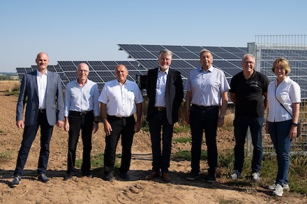 In Martinsheim sind zwei Solarparke in Betrieb genommen worden.