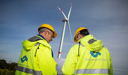 Die Stadtwerke Münster haben den Bau von drei Windenergieanlagen in Südlohn beantragt.